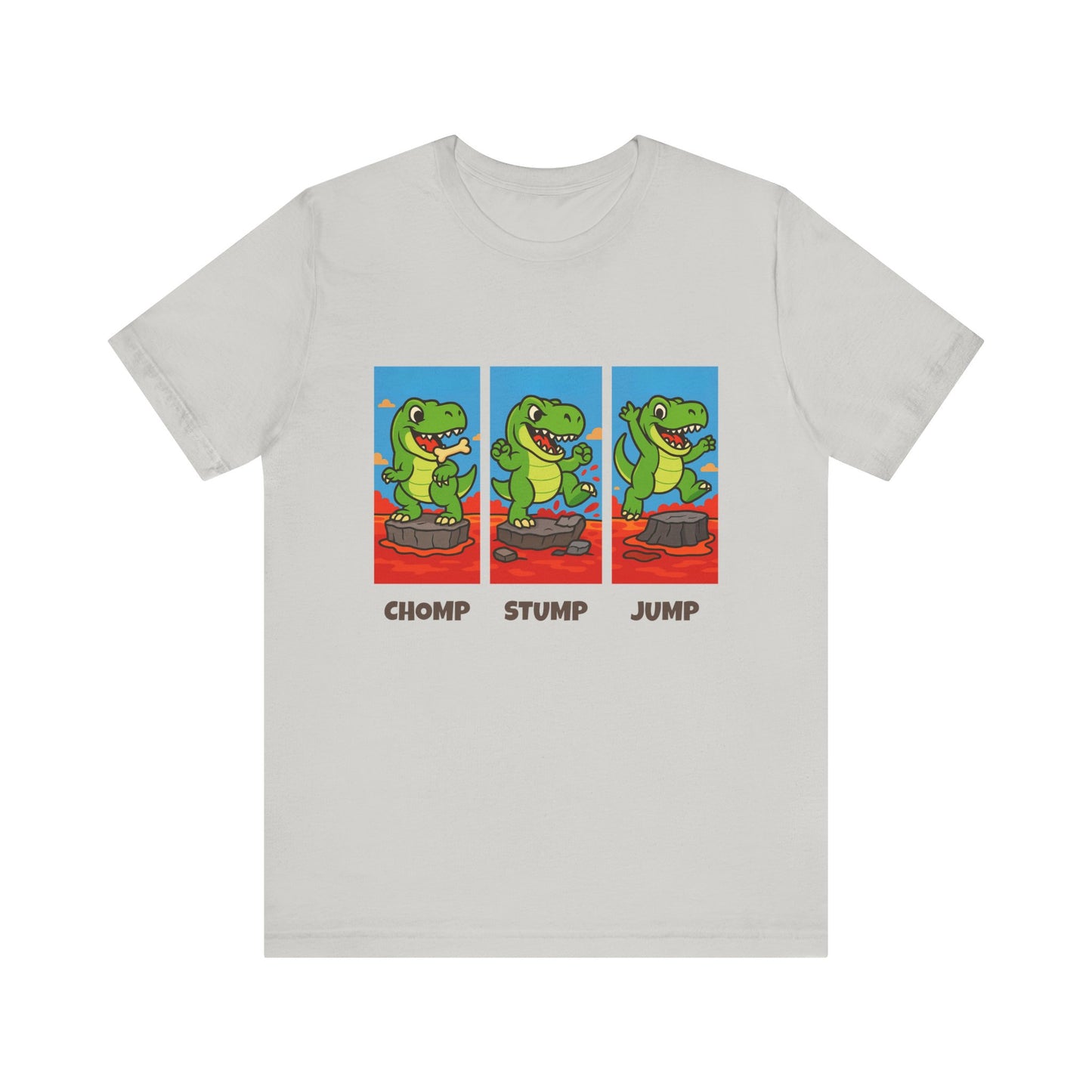 Chomp Stomp Jump - T-Rex Lava T-Shirt