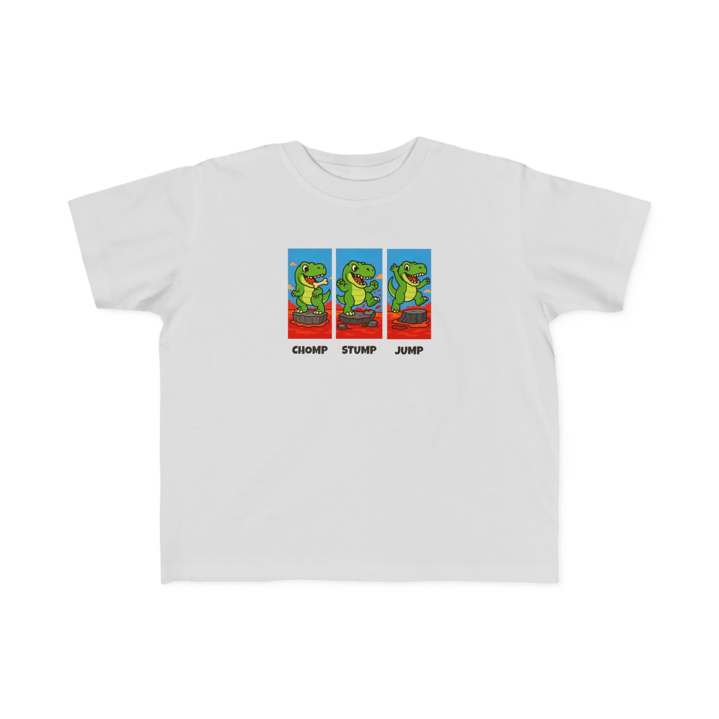 Chomp, Stomp, Jump - Tiny T-Rex Lava Leap Toddler T-Shirt