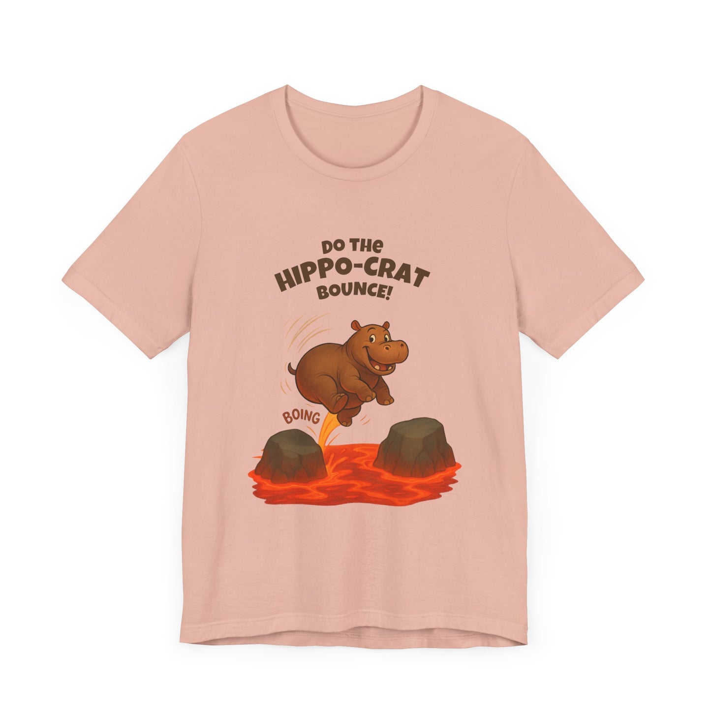 Do the Hippo-crat Bounce – Hippo Lava T-Shirt