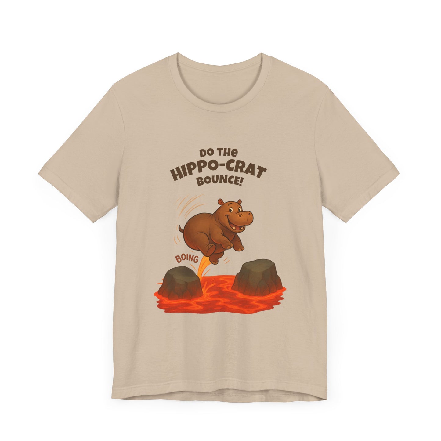 Do the Hippo-crat Bounce – Hippo Lava T-Shirt
