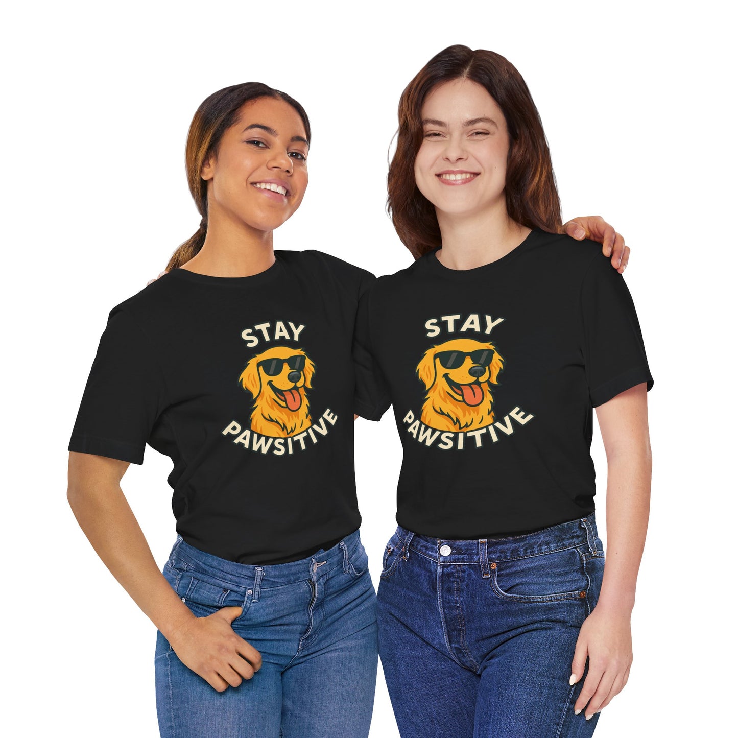 Stay Pawsitive Dog Lover Unisex Tee