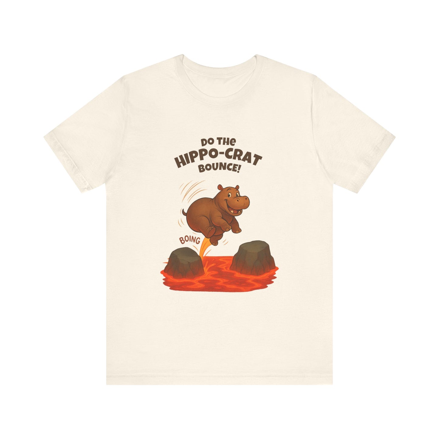 Do the Hippo-crat Bounce – Hippo Lava T-Shirt