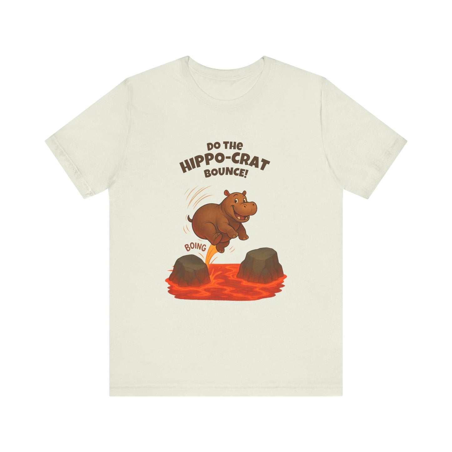 Do the Hippo-crat Bounce – Hippo Lava T-Shirt