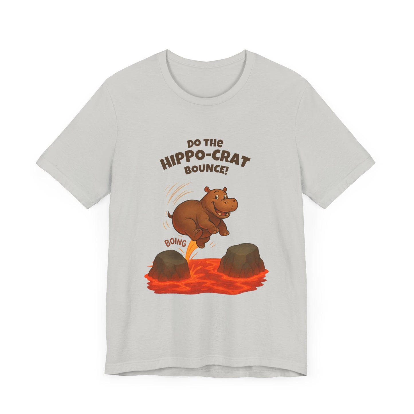 Do the Hippo-crat Bounce – Hippo Lava T-Shirt