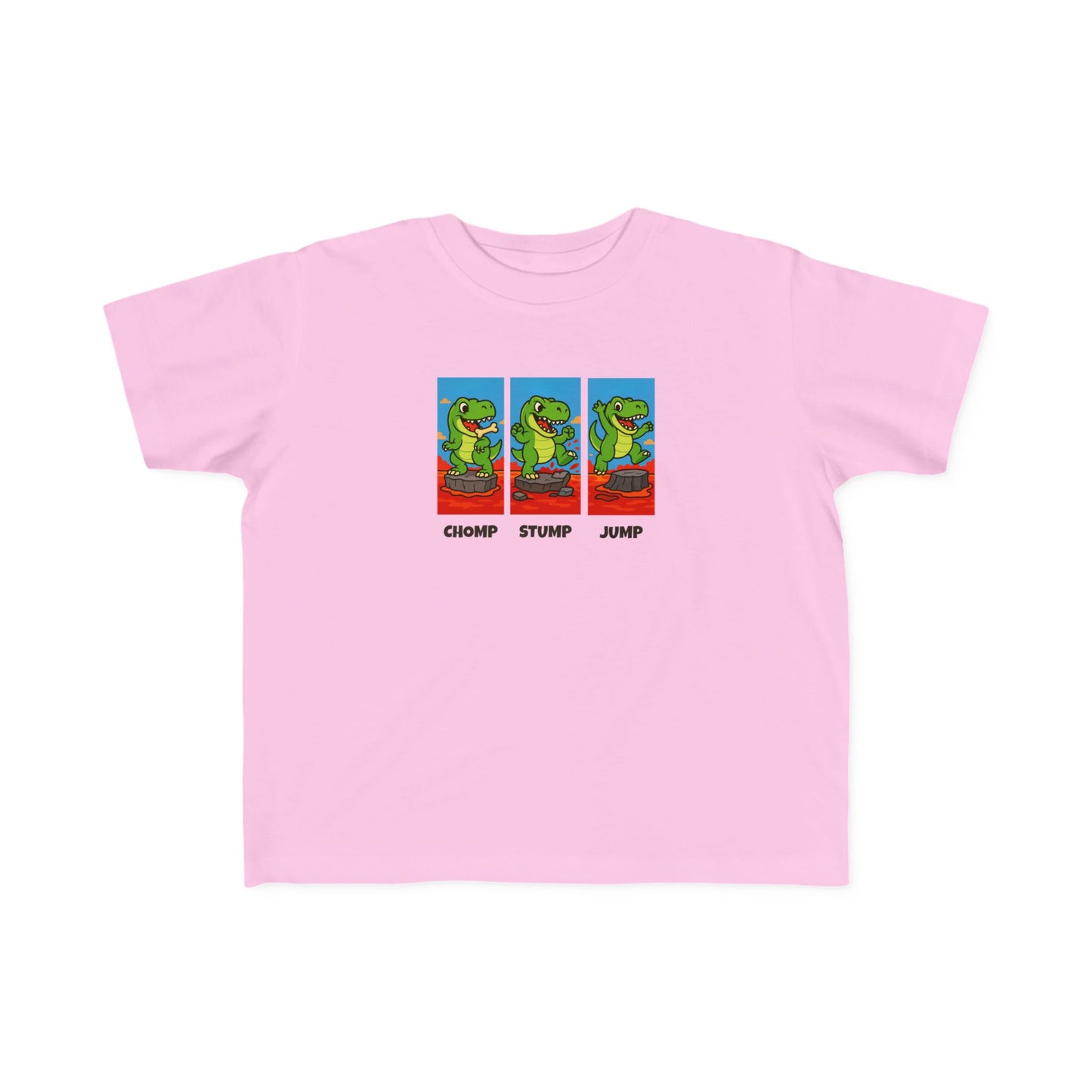 Chomp, Stomp, Jump - Tiny T-Rex Lava Leap Toddler T-Shirt