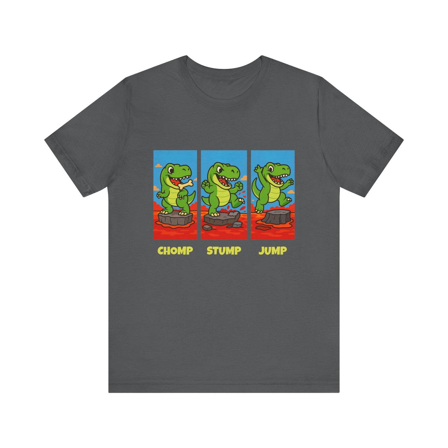 Chomp Stomp Jump - T-Rex Lava T-Shirt