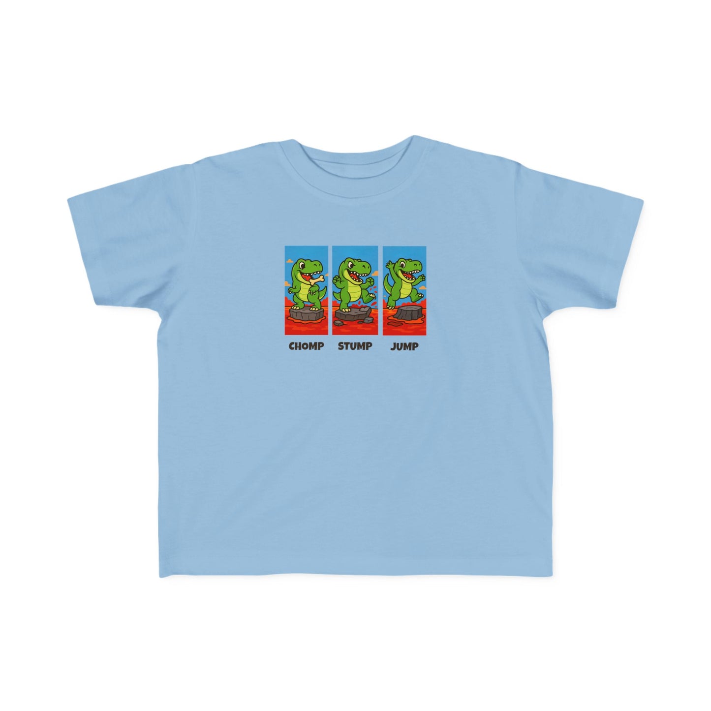 Chomp, Stomp, Jump - Tiny T-Rex Lava Leap Toddler T-Shirt