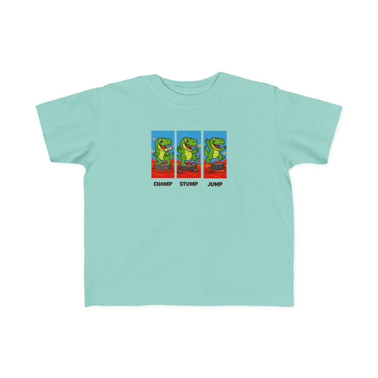 Chomp, Stomp, Jump - Tiny T-Rex Lava Leap Toddler T-Shirt