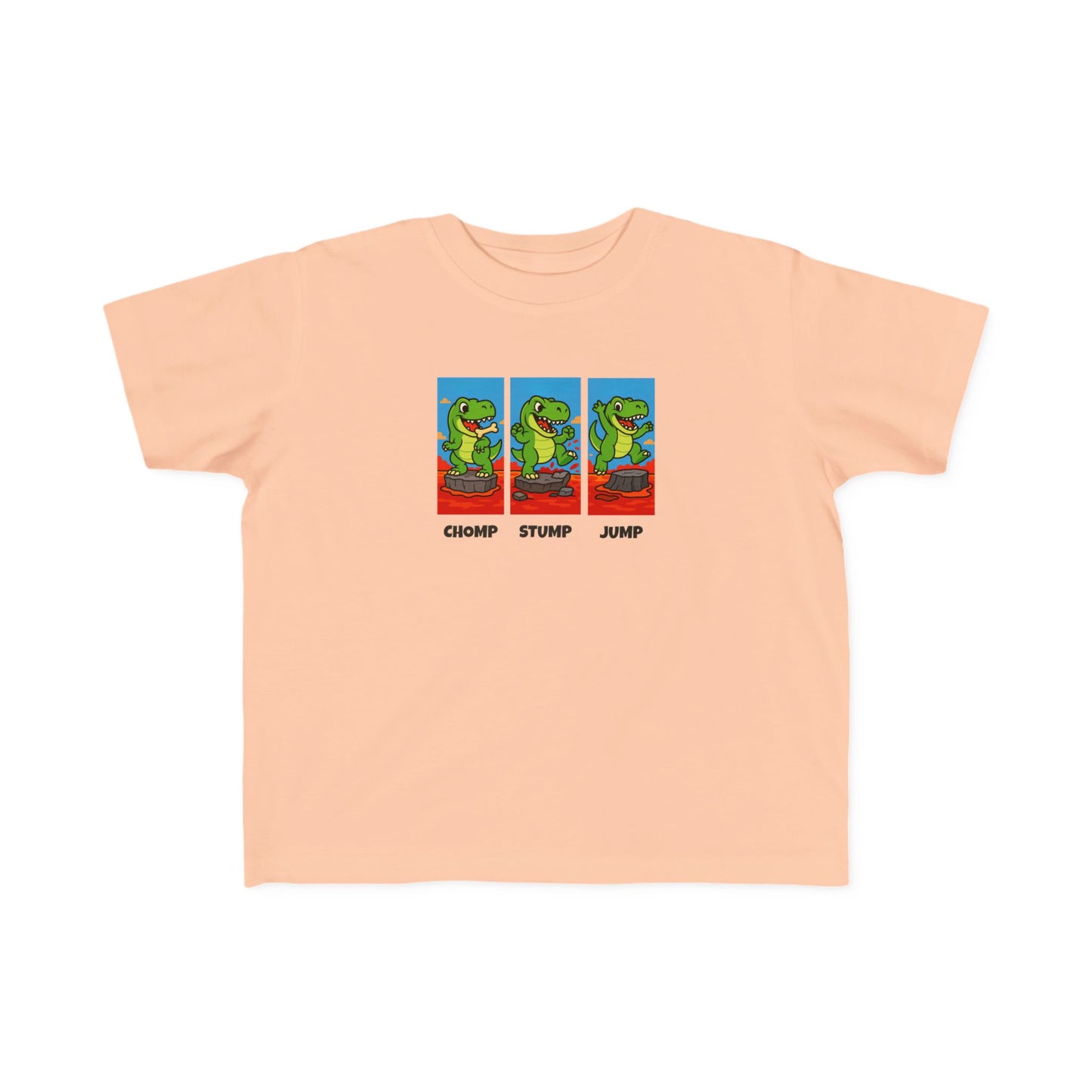 Chomp, Stomp, Jump - Tiny T-Rex Lava Leap Toddler T-Shirt
