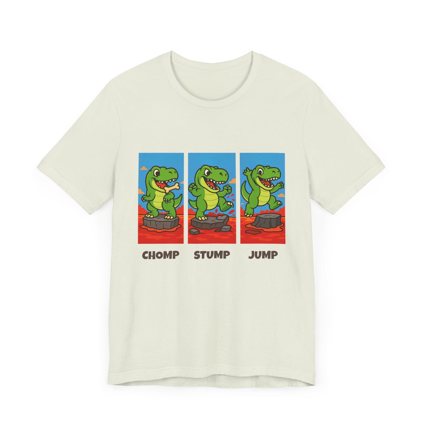 Chomp Stomp Jump - T-Rex Lava T-Shirt