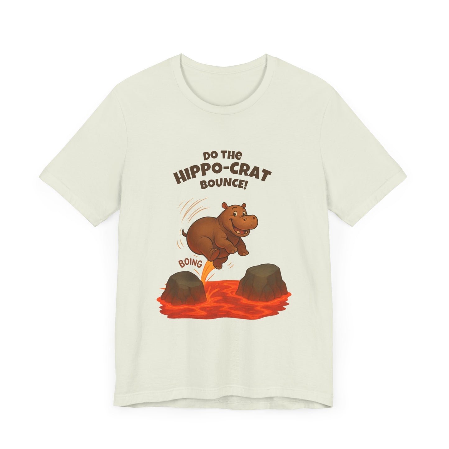 Do the Hippo-crat Bounce – Hippo Lava T-Shirt