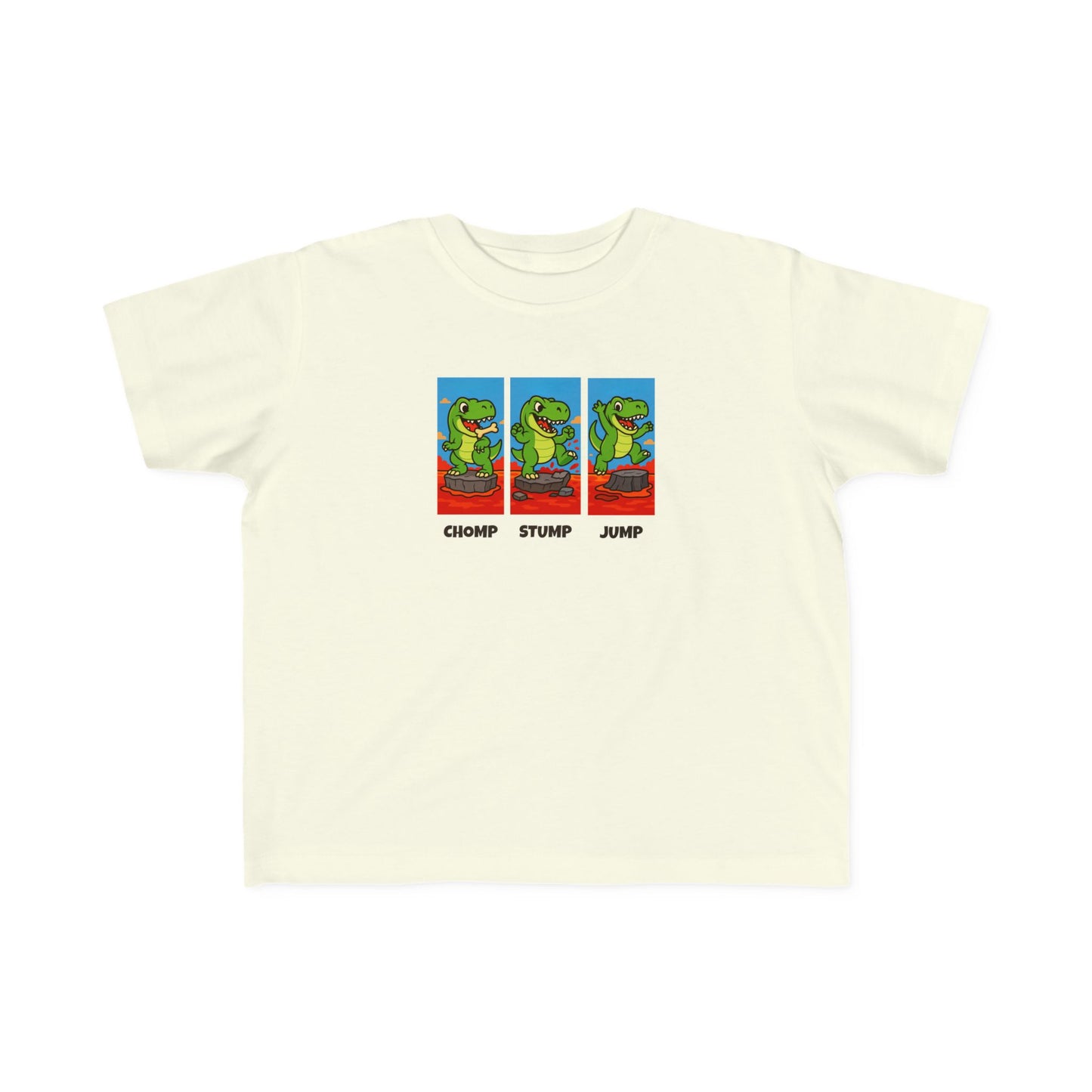 Chomp, Stomp, Jump - Tiny T-Rex Lava Leap Toddler T-Shirt