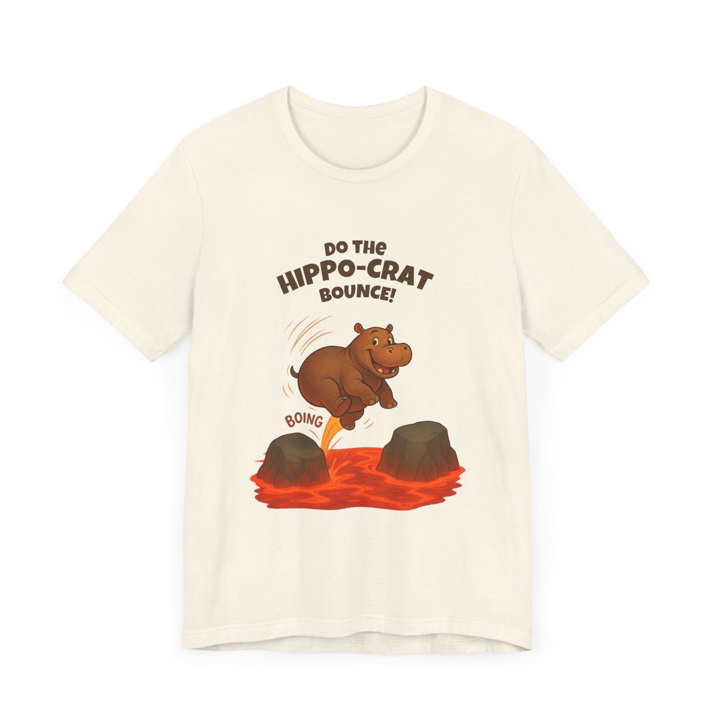 Do the Hippo-crat Bounce – Hippo Lava T-Shirt