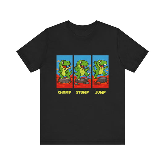 Chomp Stomp Jump - T-Rex Lava T-Shirt