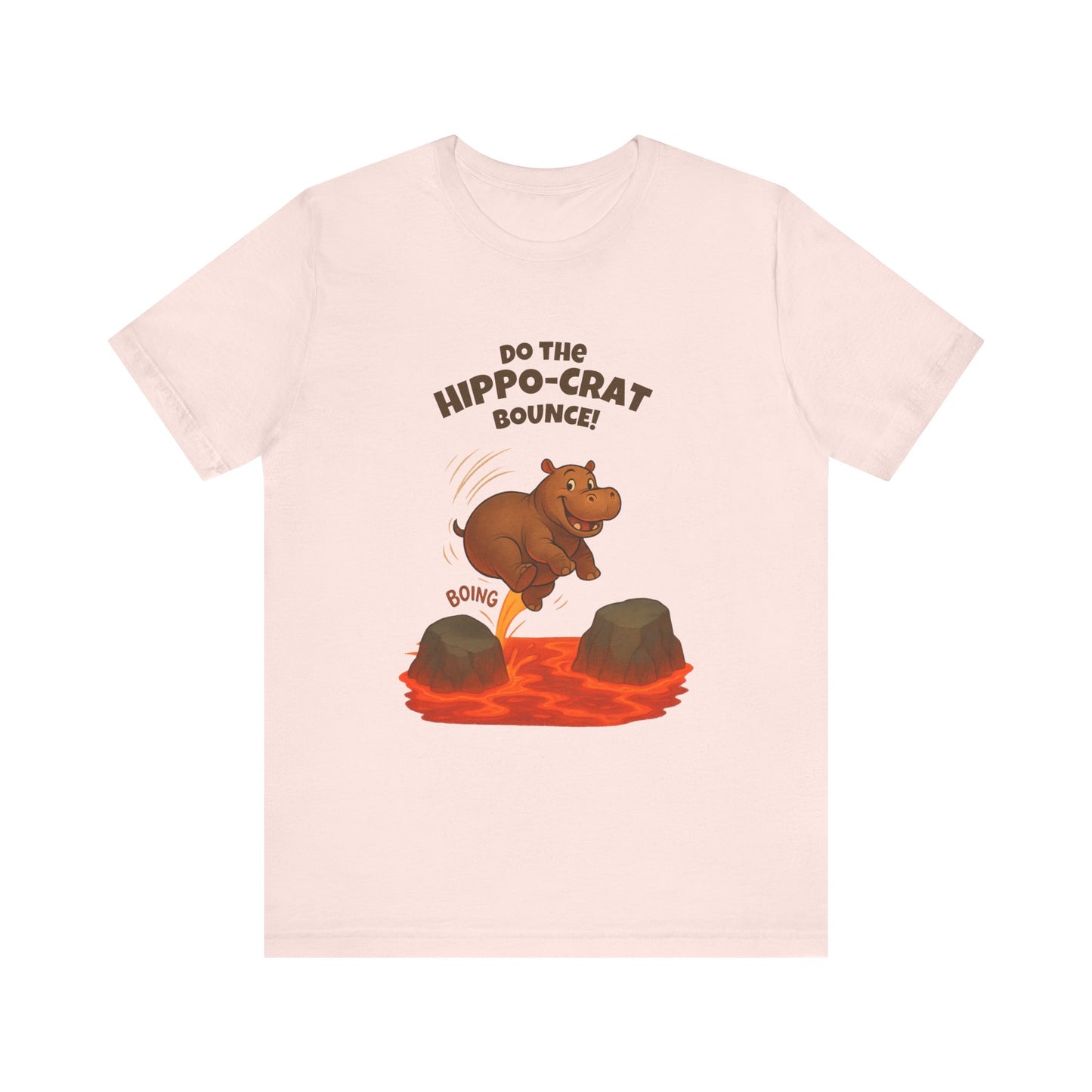 Do the Hippo-crat Bounce – Hippo Lava T-Shirt