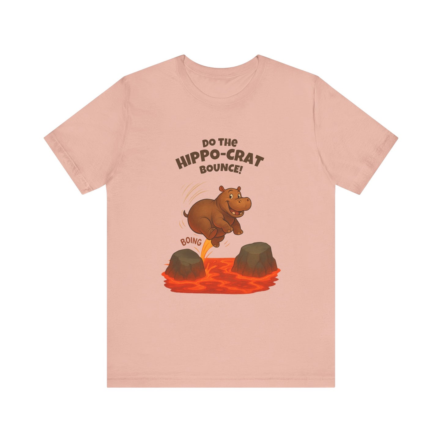 Do the Hippo-crat Bounce – Hippo Lava T-Shirt