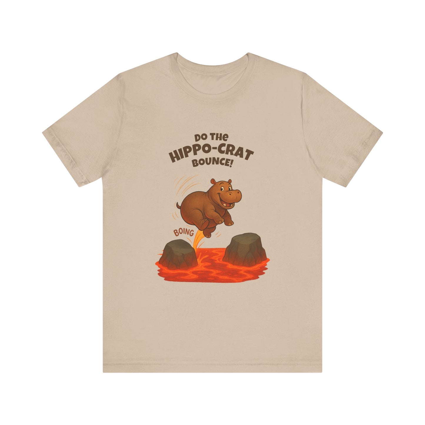 Do the Hippo-crat Bounce – Hippo Lava T-Shirt
