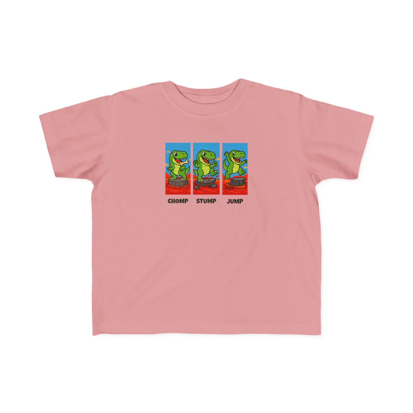 Chomp, Stomp, Jump - Tiny T-Rex Lava Leap Toddler T-Shirt