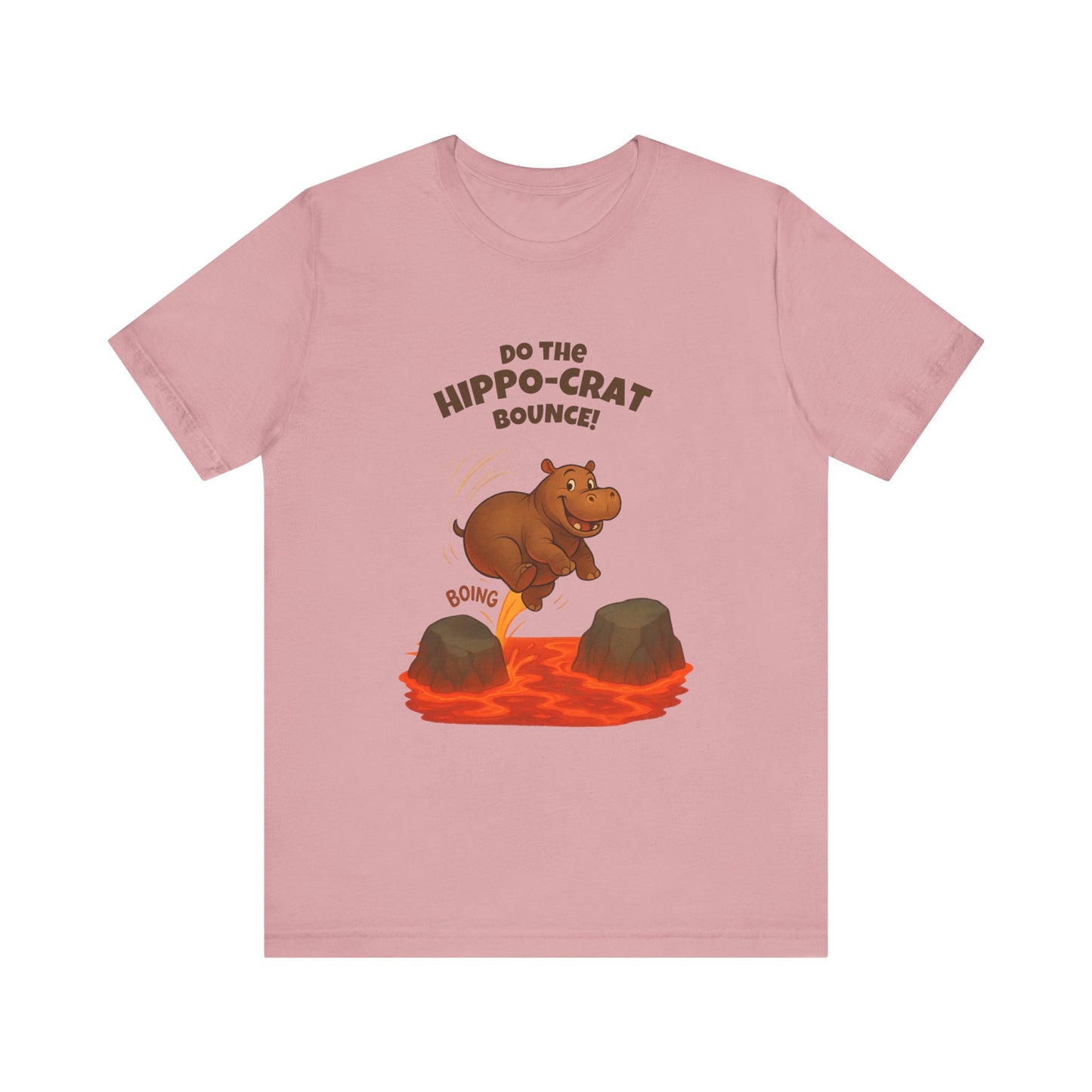 Do the Hippo-crat Bounce – Hippo Lava T-Shirt