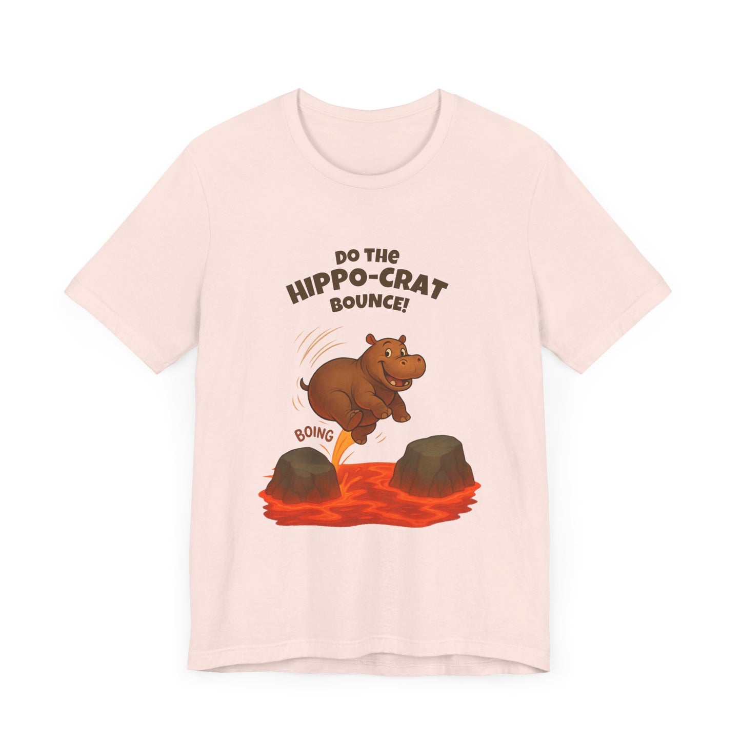 Do the Hippo-crat Bounce – Hippo Lava T-Shirt