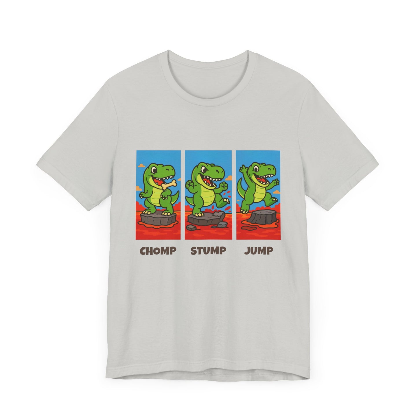 Chomp Stomp Jump - T-Rex Lava T-Shirt
