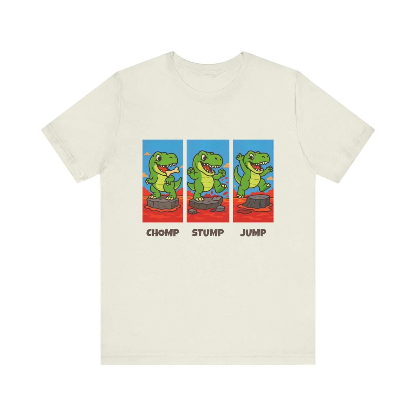 Chomp Stomp Jump - T-Rex Lava T-Shirt