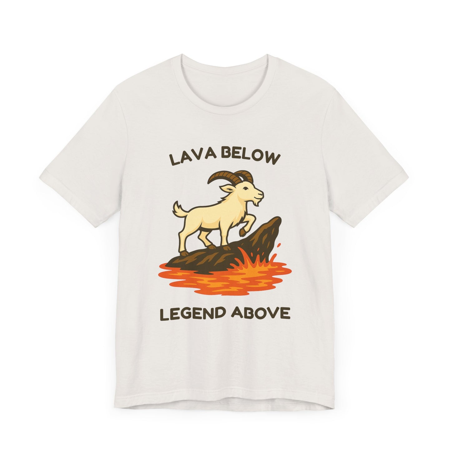 Lava Below, Legend Above – Goat Mountain Climber T-Shirt