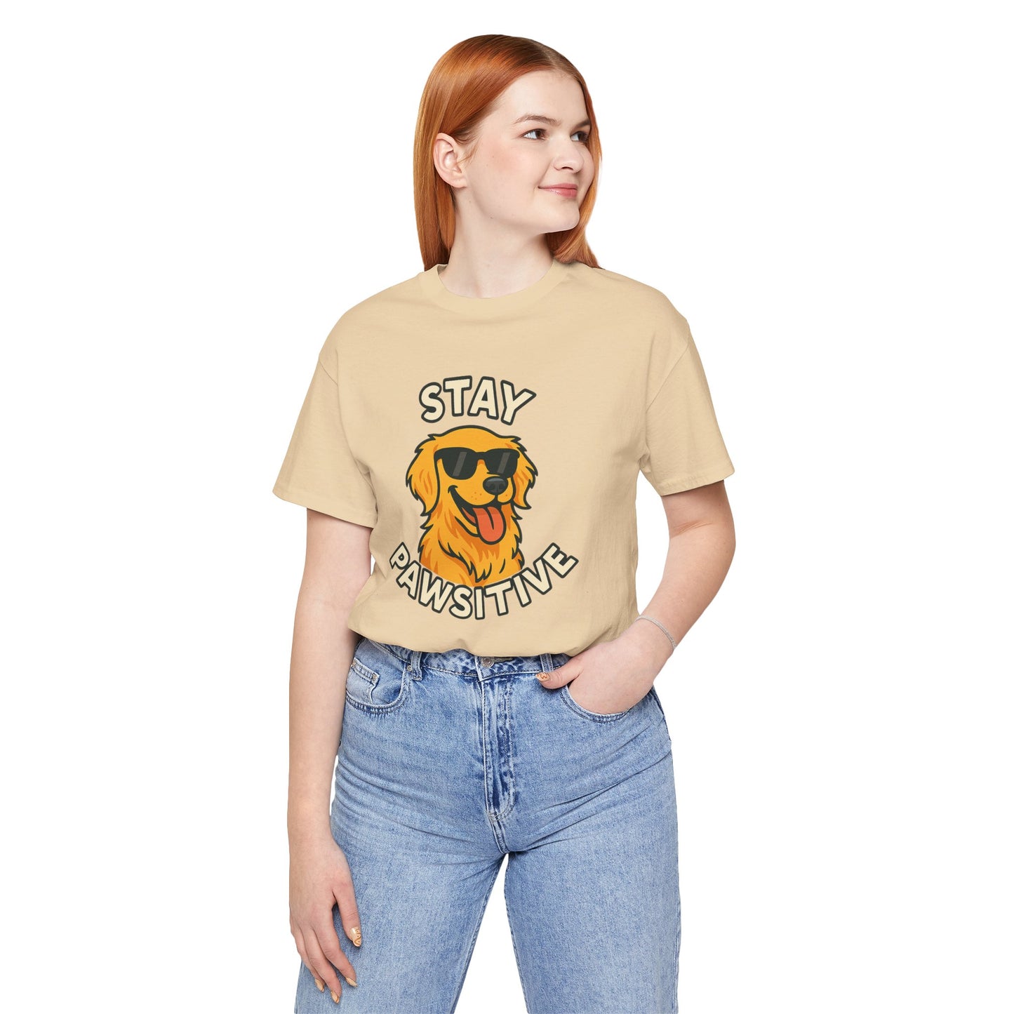Stay Pawsitive Dog Lover Unisex Tee
