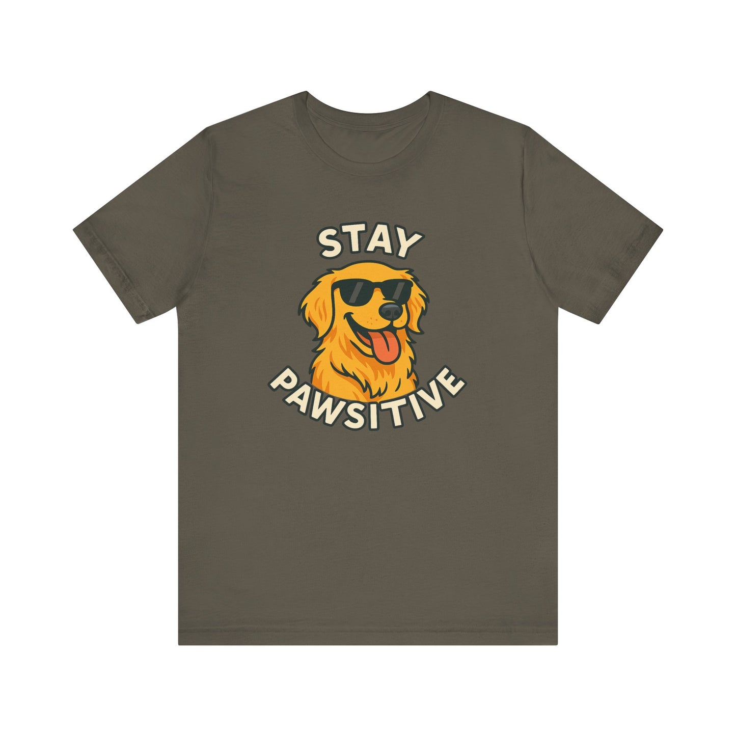 Stay Pawsitive Dog Lover Unisex Tee