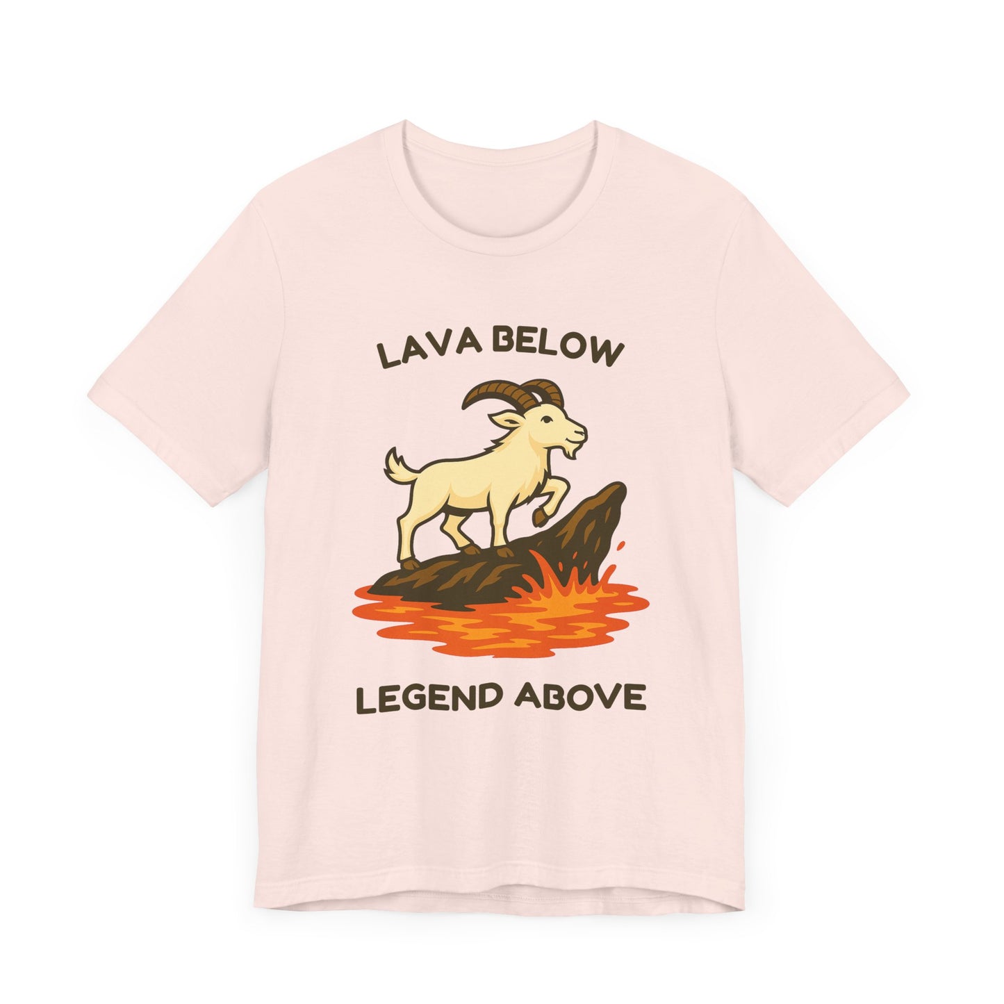 Lava Below, Legend Above – Goat Mountain Climber T-Shirt
