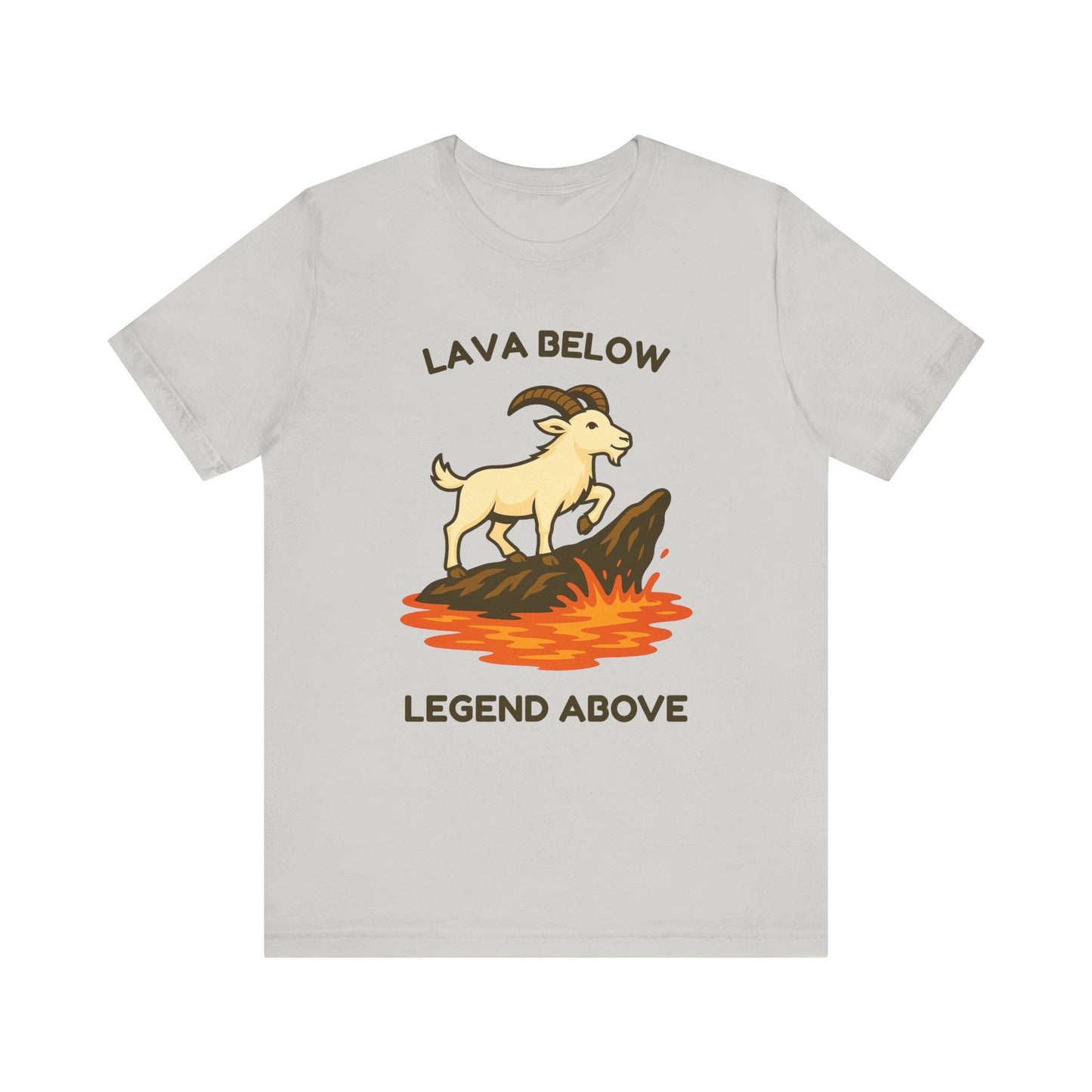 Lava Below, Legend Above – Goat Mountain Climber T-Shirt